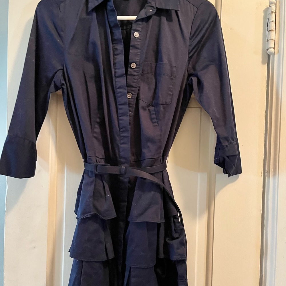 Vince Camuto navy blue dress